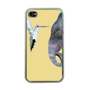  Elephant and the Hummingbird Iphone 4 or 4s Case Kitchen 
