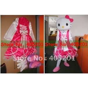  rose dress hello kitty mascot costumes for party hello kitty 