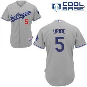  Juan Uribe Los Angeles Dodgers Authentic Road Cool Base 