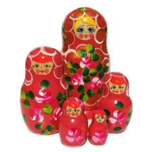  GreatRussianGifts Valentina nesting doll (5 pc) in Blue 