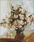 Claude Monet   Vase With Flowers Cross Stitch pattern   Fine Art