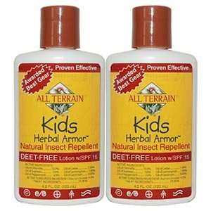   ALL TERRAIN Kids Herbal ArmorTM Insect Repellent SPF 15 2 Pack Beauty