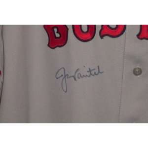 Jason Varitek Autographed Signed Jersey Red Sox JSA  
