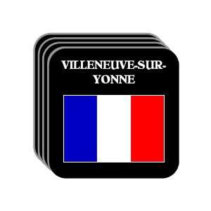  France   VILLENEUVE SUR YONNE Set of 4 Mini Mousepad 