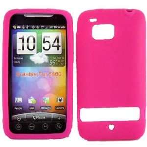   ADR6400 HOT PINK SOLID SILICONE RUBBER TOUCH GEL SKIN 