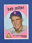 1959 topps 379 bob miller st louis cardinals ex buy