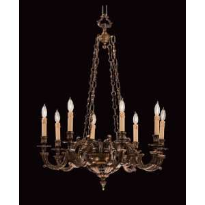    Chandelier   Dark Flemish Highlighted Finish