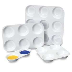   Muffin Pans   7 1/8 x 7 1/8, Muffin Pan, 4 Wells