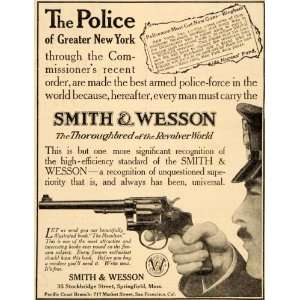  York .38 Calibre Wesson Revolver   Original Print Ad