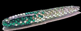 Pens Rhinestone Crystals   Emerald 2 Lime   Refillable  