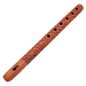   Indian Flute in Wood Fipple Style for Hobbyists Musical Instruments