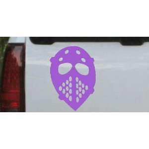 Hockey Mask Sports Car Window Wall Laptop Decal Sticker    Purple 20in 