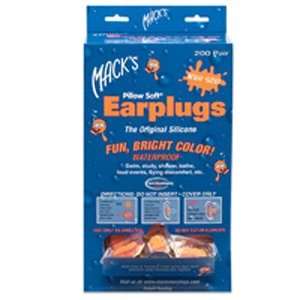  Moldable Silicone Earplugs, Pillow Soft, Individual Pair 