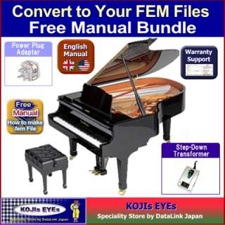   Pianist Black 1/6 Miniature Piano + Free Manual How to Make FEM  