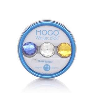  MOGO Design Blue Clear Gold Team Bling Collection Jewelry