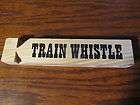 wooden train whistle  