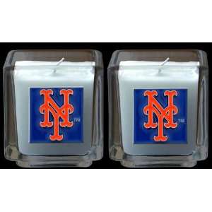  New York Mets Set of 2 Candles