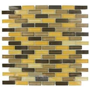  Moderna collection   5/8 x 2 glass tile in honey comb 