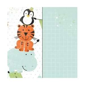  Animals Double Sided Paper 12X12 Hooray (10 Pack) 