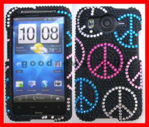 CRYSTAL DIAMOND BLING COVER CASE fr AT&T HTC INSPIRE 4G  