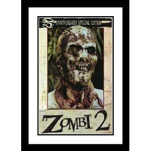  Zombie 20x26 Framed and Double Matted Movie Poster   Style 