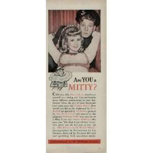1947 Are YOU a MITTY? Samuel Goldwyn presents DANNY KAYE and VIRGINIA 