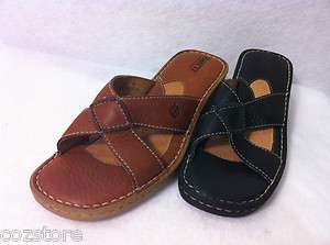 Born Wedge Strappy Sandals Womens Size EU 42 US 10 M  