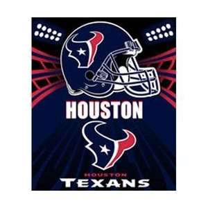 Houston Texans Light Weight Fleece NFL Blanket (Shadow Series) (50 