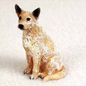  Australian Cattle Dog Miniature Figurine   Red Pet 