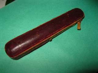 antique AMBER MEERSCHAUM Cigar t holder  with case n2  