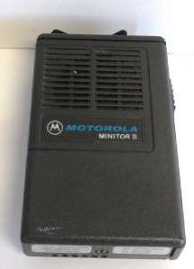 Motorola Minitor II Pager 2 Channel Fire Police EMS  
