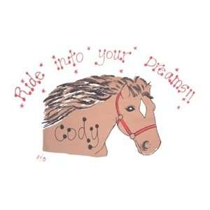  Horse Personalized Pillowcase   Red