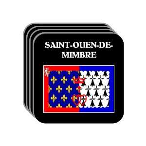   de la Loire   SAINT OUEN DE MIMBRE Set of 4 Mini Mousepad Coasters