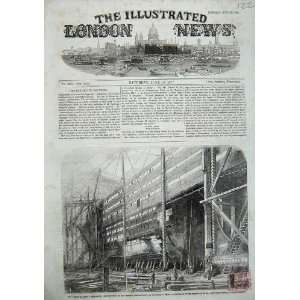   Great Eastern Steam Ship Construction Millwall Art