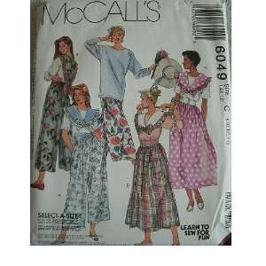   STRETCH KNITS ONLY SIZE 10 12 14 EASY MCCALLS LEARN TO SEW FOR FUN