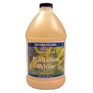 Entner Stuart Plantation White Liquid Sweetener 1/2 Gallon Bottle 