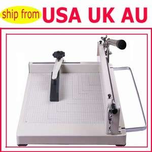 NEW 17 MANUAL STACK PAPER CUTTER TRIMMER HEAVY DUTY a9  