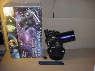 MEADE ETX ASTRONOMICAL & TERRESTRIAL TELESCOPE. COMES WITH WHAT YOU 