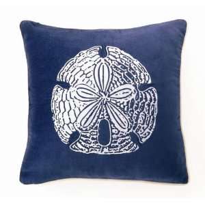  Sand Dollar Velvet Embroidered Pillow