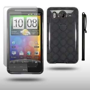 HTC DESIRE HD SOFT GEL CASE / COVER / SHELL / SKIN WITH SCREEN 