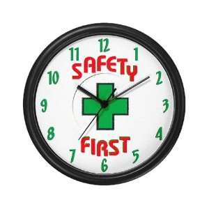  Safety First Cross Health Wall Clock by 