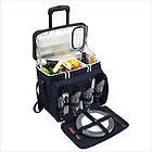 Picnic At Ascot Bold Picnic Cooler for Four with Wheels 330BLB