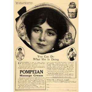  1912 Ad Pompeian Massage Cream Health Hygiene Beauty 