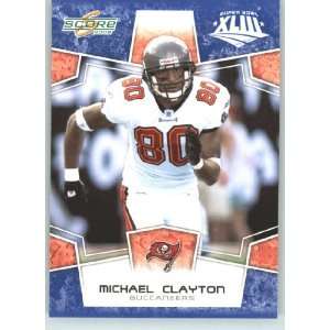   Michael Clayton   Tampa Bay Buccaneers   NFL Trading Card in a