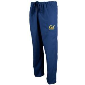  Cal Golden Bears Navy Scrub Pants (Medium) Sports 