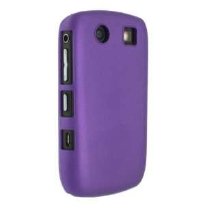  Celicious Purple Rubberised Back Cover Case for Blackberry 