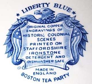 Liberty Blue DECLARATION OF INDEPENDECE Soup Tureen  