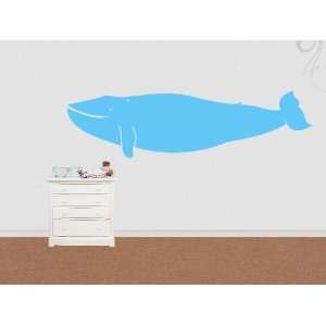    Wall Sticker Decal Blue Whale 200cm 2 meters