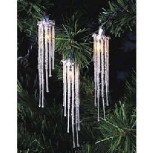  10 Light Beaded Icicle Light Set Case Pack 24 Everything 
