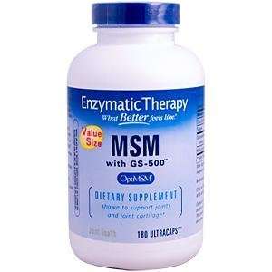  MSM With Glucosamine Sulfate 180Caps Health & Personal 